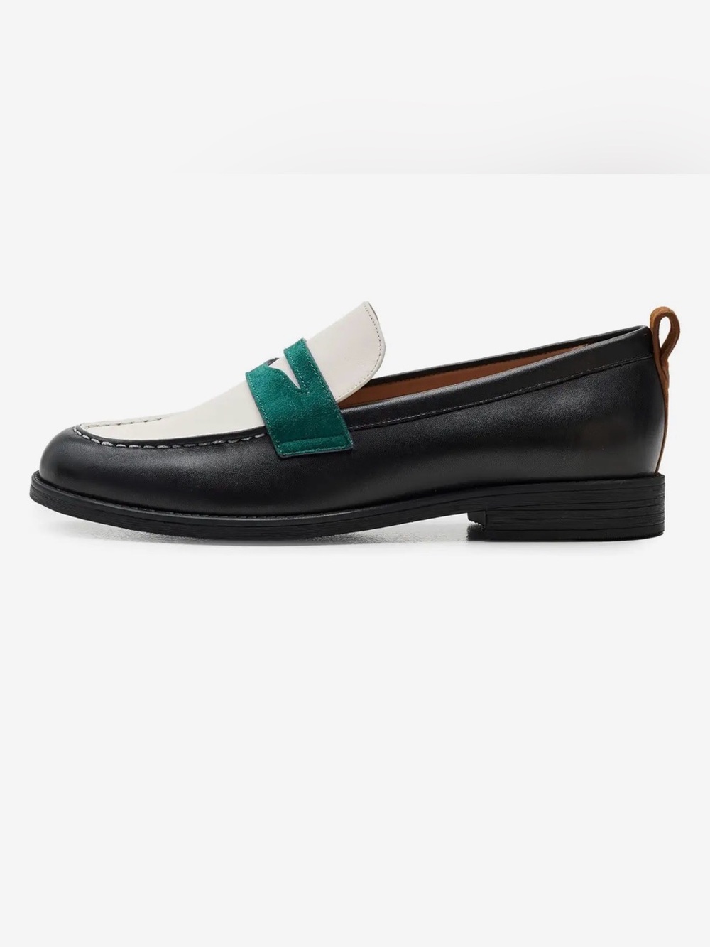 Cole Haan Stassi color block Leather Penny Loafer